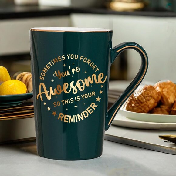 Thank You Gifts for Women Men Ceramic Mug 14oz Inspirational Coworker Boss - Picture 2 of 6